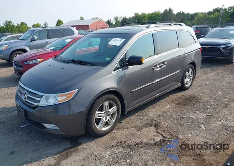 2012 Honda Odyssey Touring/Touring Elite из США, поврежденный, VIN 5FNRL5H92CB059118